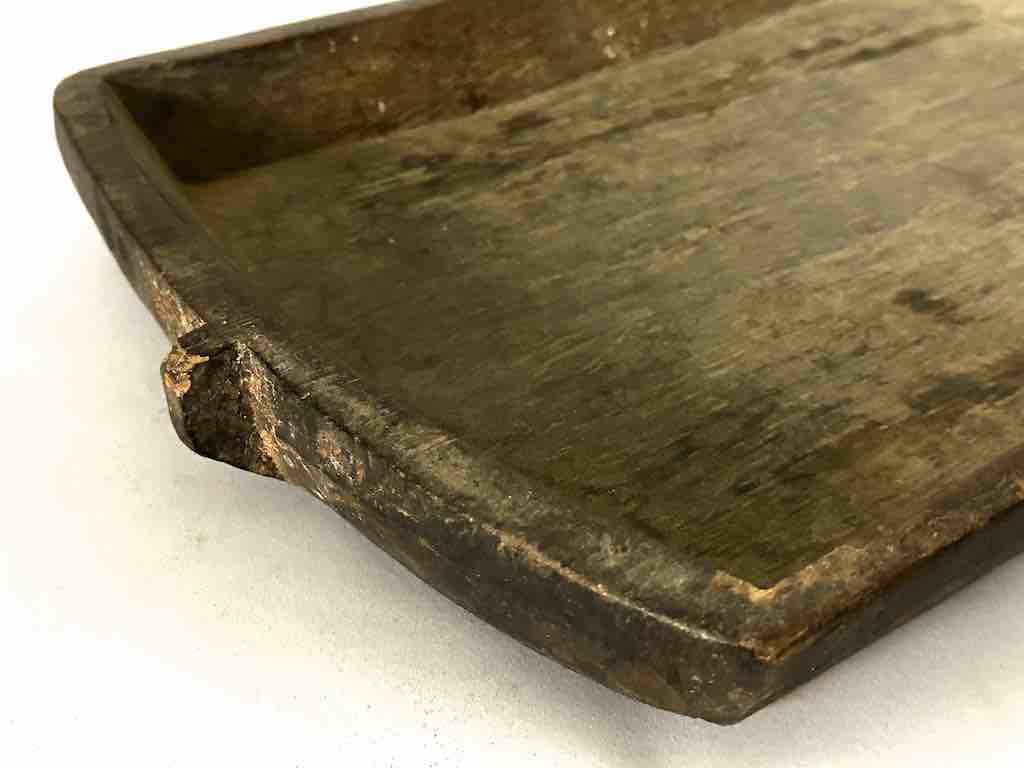 Vintage Fipa Rectangular Wooden Tray Sculpture - Tanzania