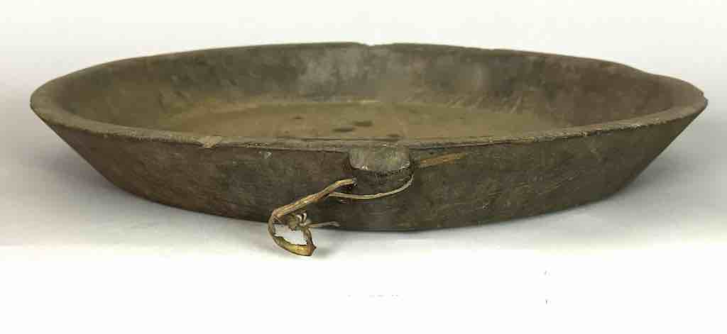 Vintage Fipa Round Wooden Tray Sculpture - Tanzania