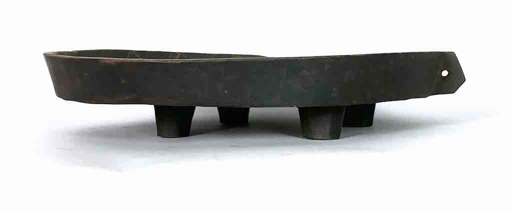 Vintage Fipa Large Round Wooden Tray Sculpture - Tanzania