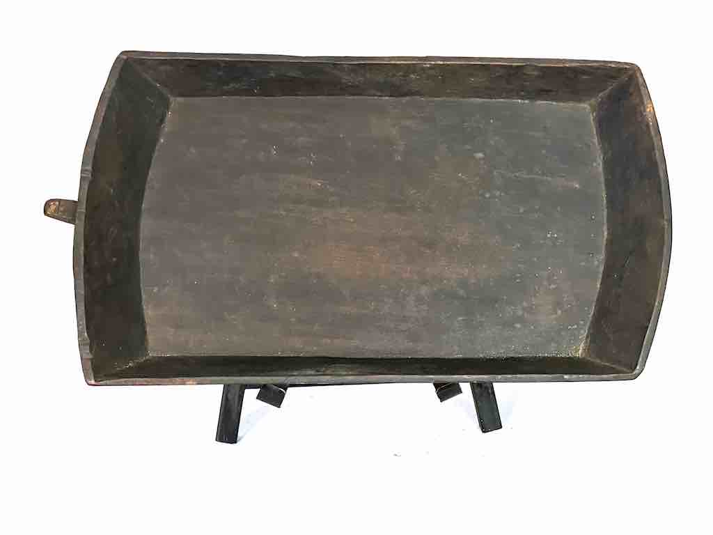 Vintage Fipa Rectangular Wooden Tray Sculpture - Tanzania