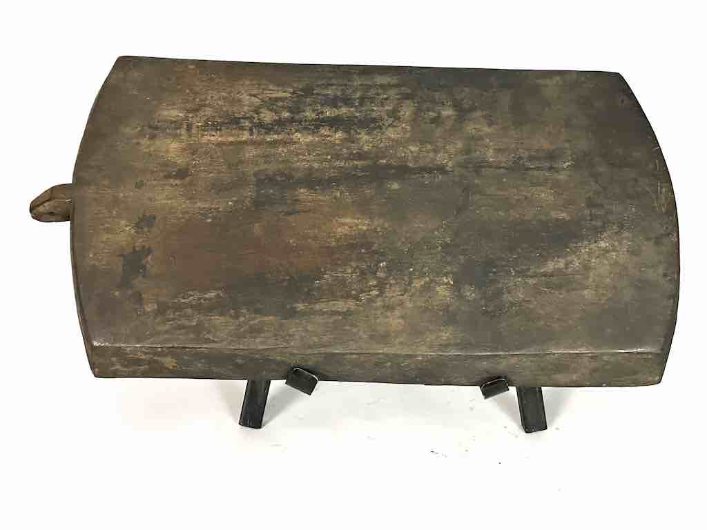 Vintage Fipa Rectangular Wooden Tray Sculpture - Tanzania