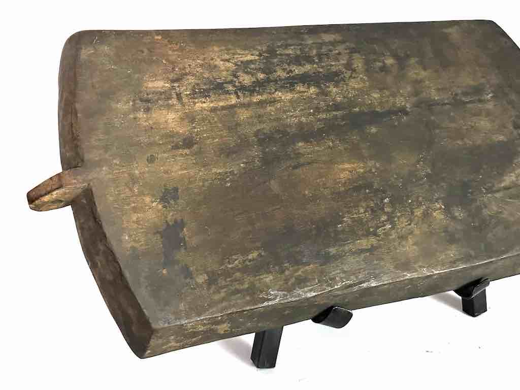 Vintage Fipa Rectangular Wooden Tray Sculpture - Tanzania