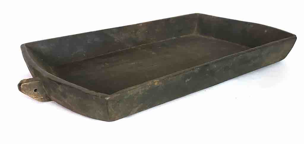 Vintage Fipa Rectangular Wooden Tray Sculpture - Tanzania
