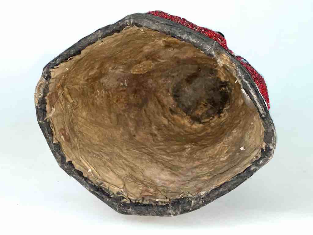 Yoruba Vintage Ritual African Beaded Headdress - Nigeria