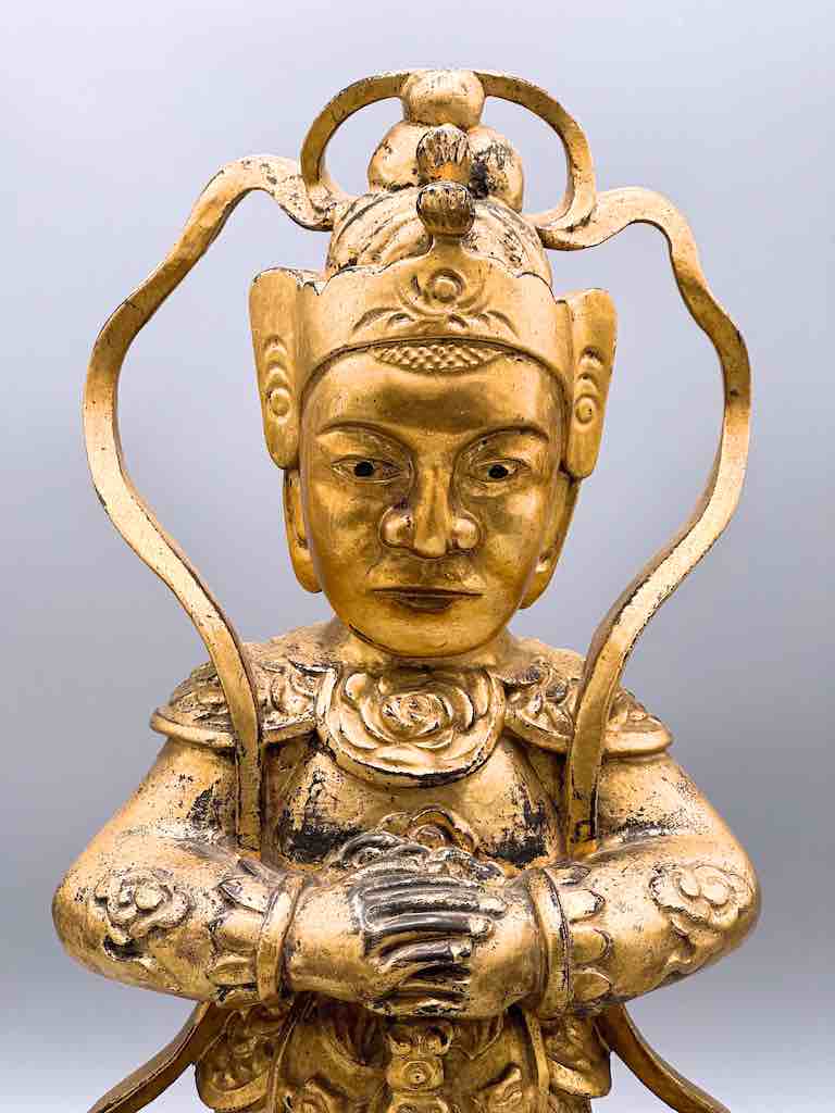 Antique Vietnamese Buddhist Altar Statue