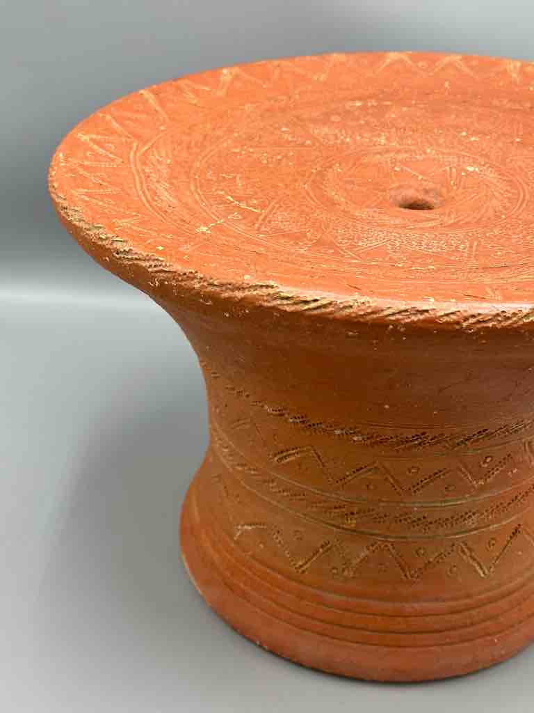 Djenne-Djeno Vintage Pottery Stool - Mali