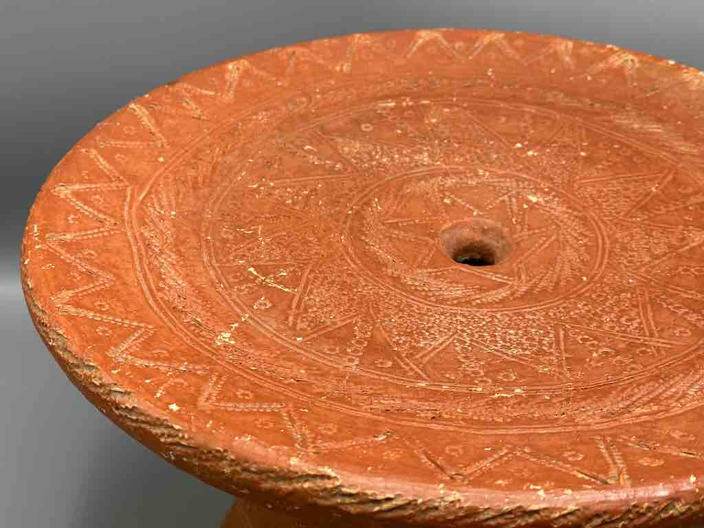 Djenne-Djeno Vintage Pottery Stool - Mali