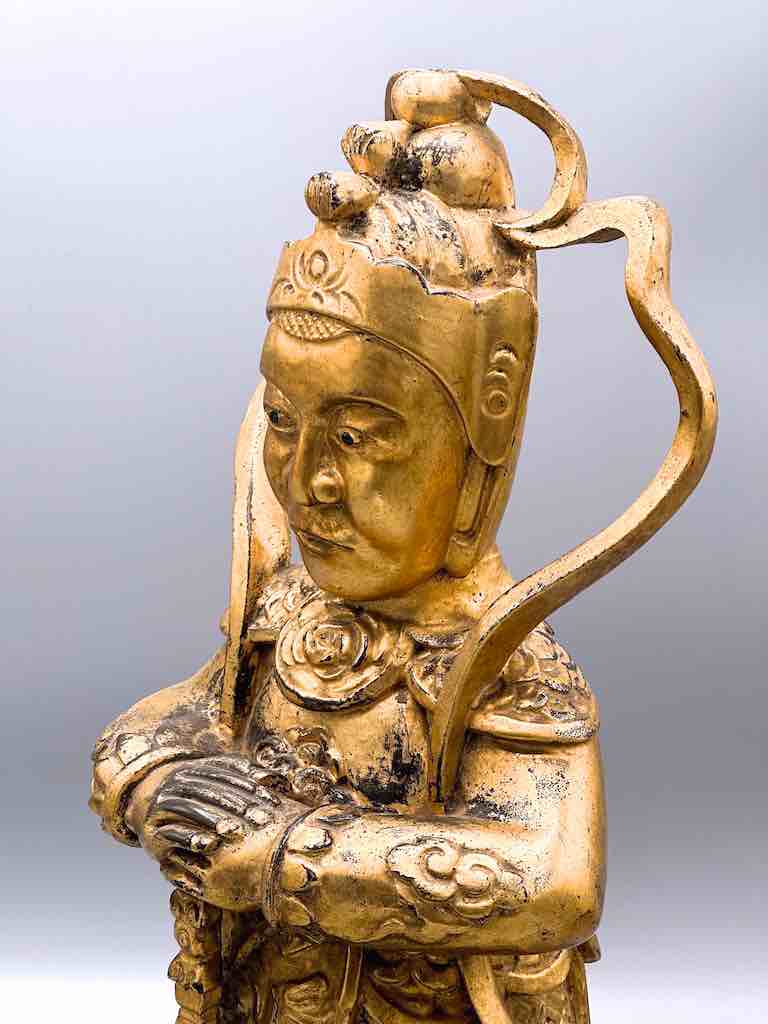 Antique Vietnamese Buddhist Altar Statue