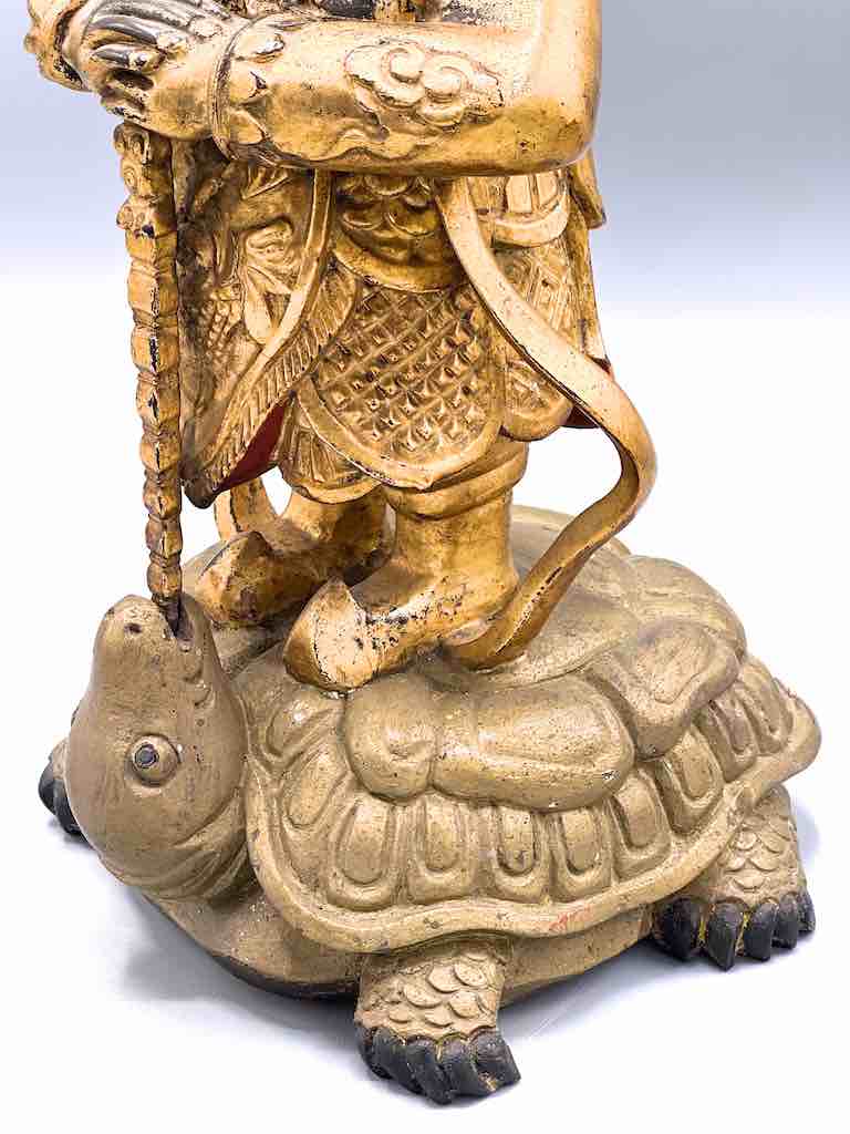 Antique Vietnamese Buddhist Altar Statue