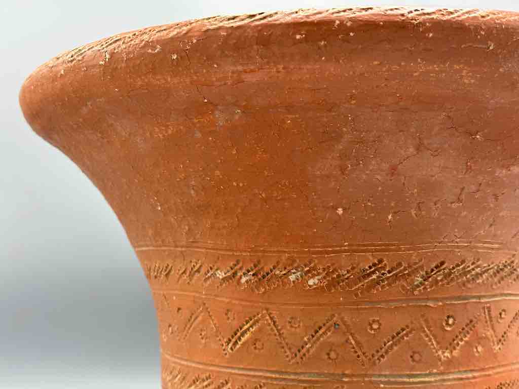 Djenne-Djeno Vintage Pottery Stool - Mali