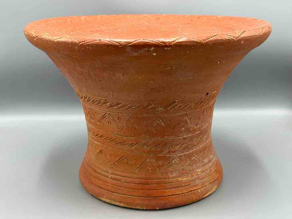 Djenne-Djeno Vintage Pottery Stool - Mali