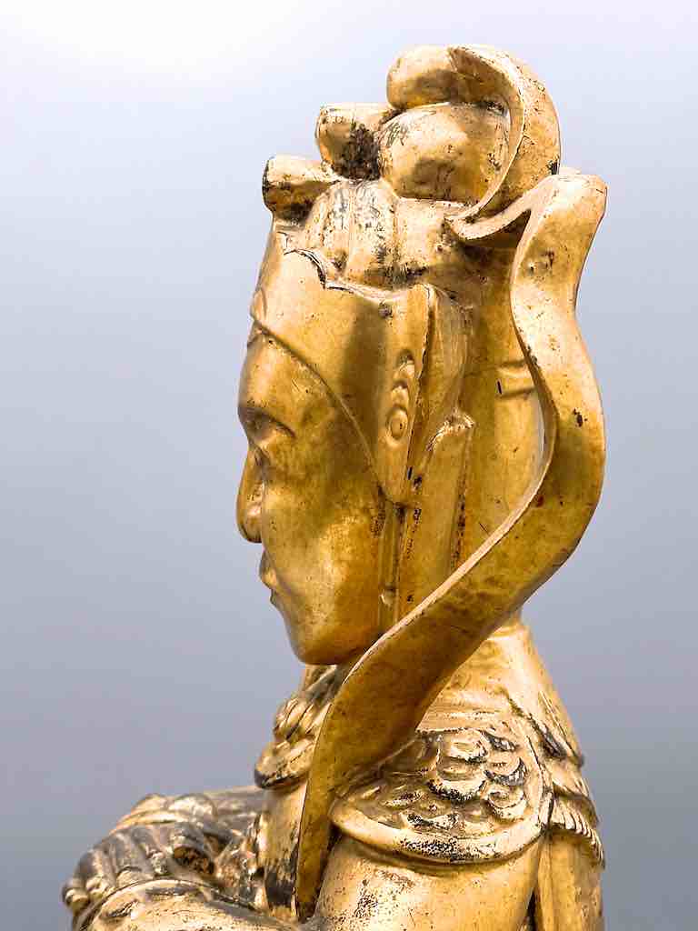 Antique Vietnamese Buddhist Altar Statue