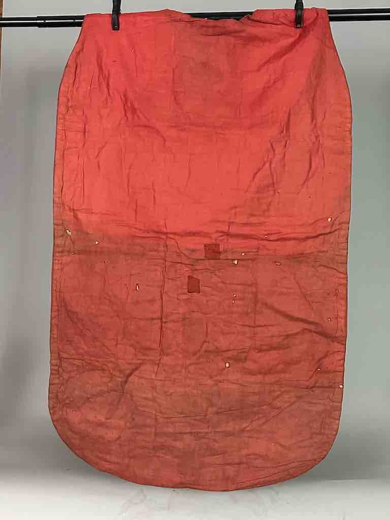 Antique Vietnamese Catholic IHS Cross Design Chasuble Authentic Ecclesiastical Cloth