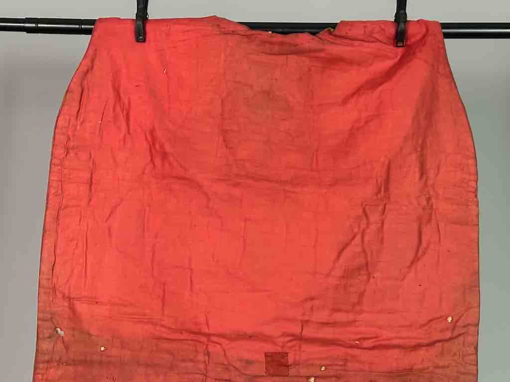 Antique Vietnamese Catholic IHS Cross Design Chasuble Authentic Ecclesiastical Cloth
