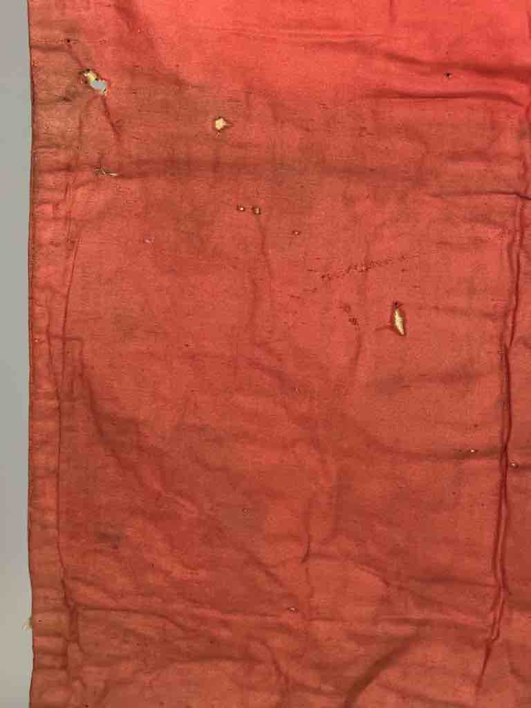Antique Vietnamese Catholic IHS Cross Design Chasuble Authentic Ecclesiastical Cloth