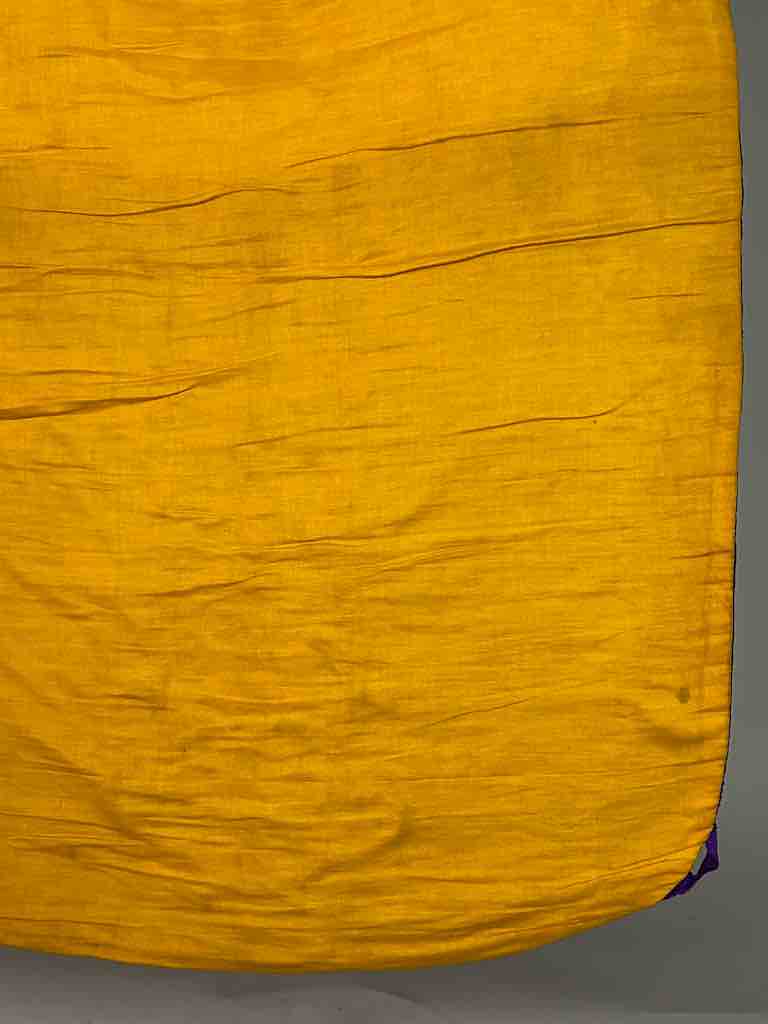 Antique Vietnamese Catholic Nurturing Bird Cross Design Chasuble Authentic Ecclesiastical Garment