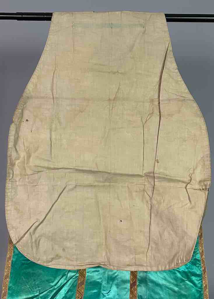 Antique Vietnamese Catholic IHS Design Chasuble Authentic Ecclesiastical Garment