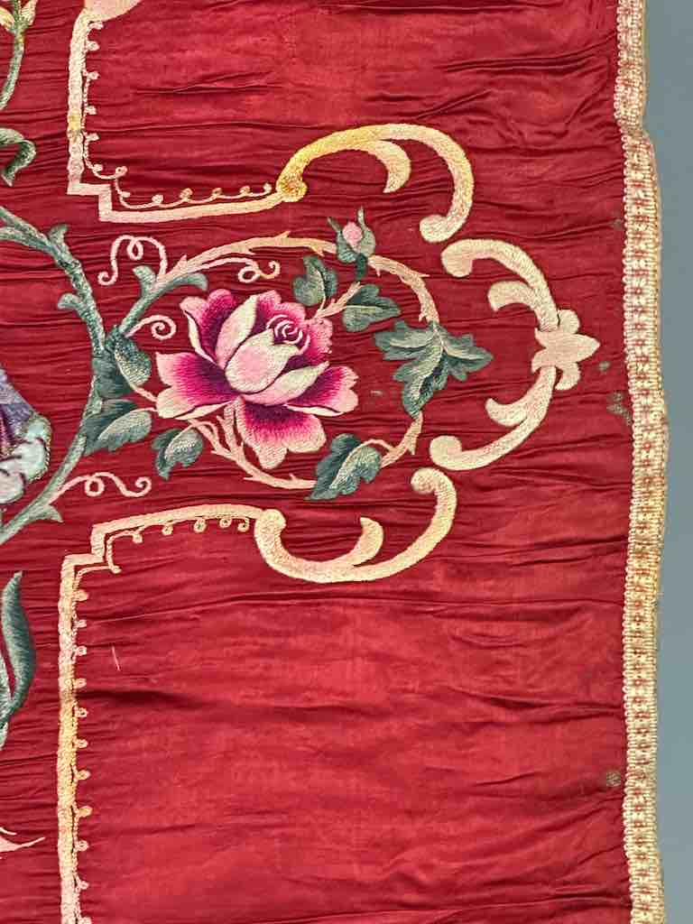 Antique Vietnamese Catholic Jesus Christ Design Chasuble Authentic Ecclesiastical Garment