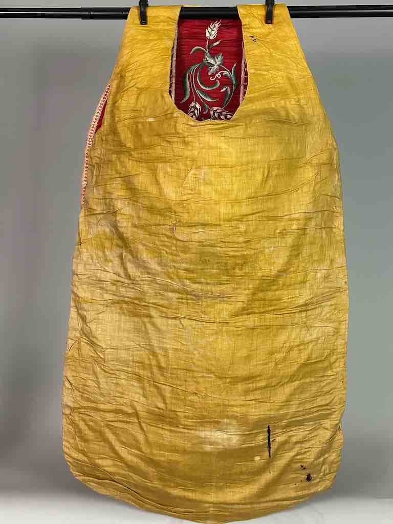 Antique Vietnamese Catholic Jesus Christ Design Chasuble Authentic Ecclesiastical Garment