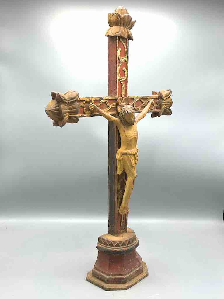 Antique French-Vietnamese Catholic Crucifix