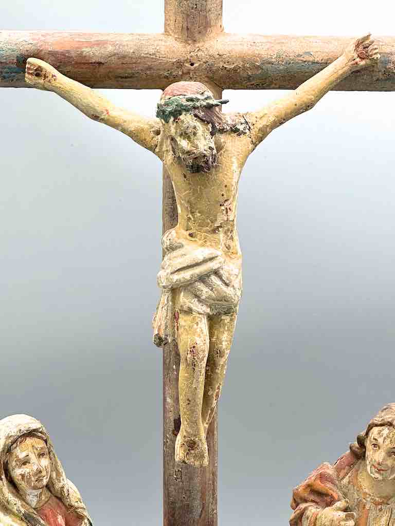 Antique French-Vietnamese Catholic Crucifix