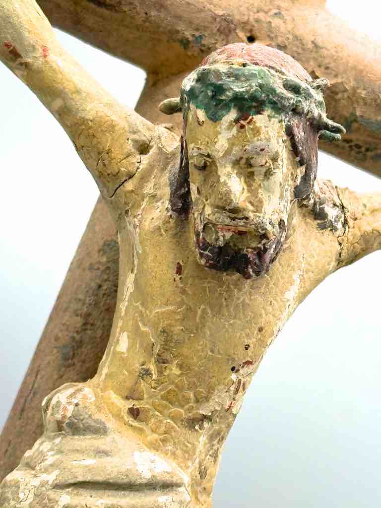Antique French-Vietnamese Catholic Crucifix