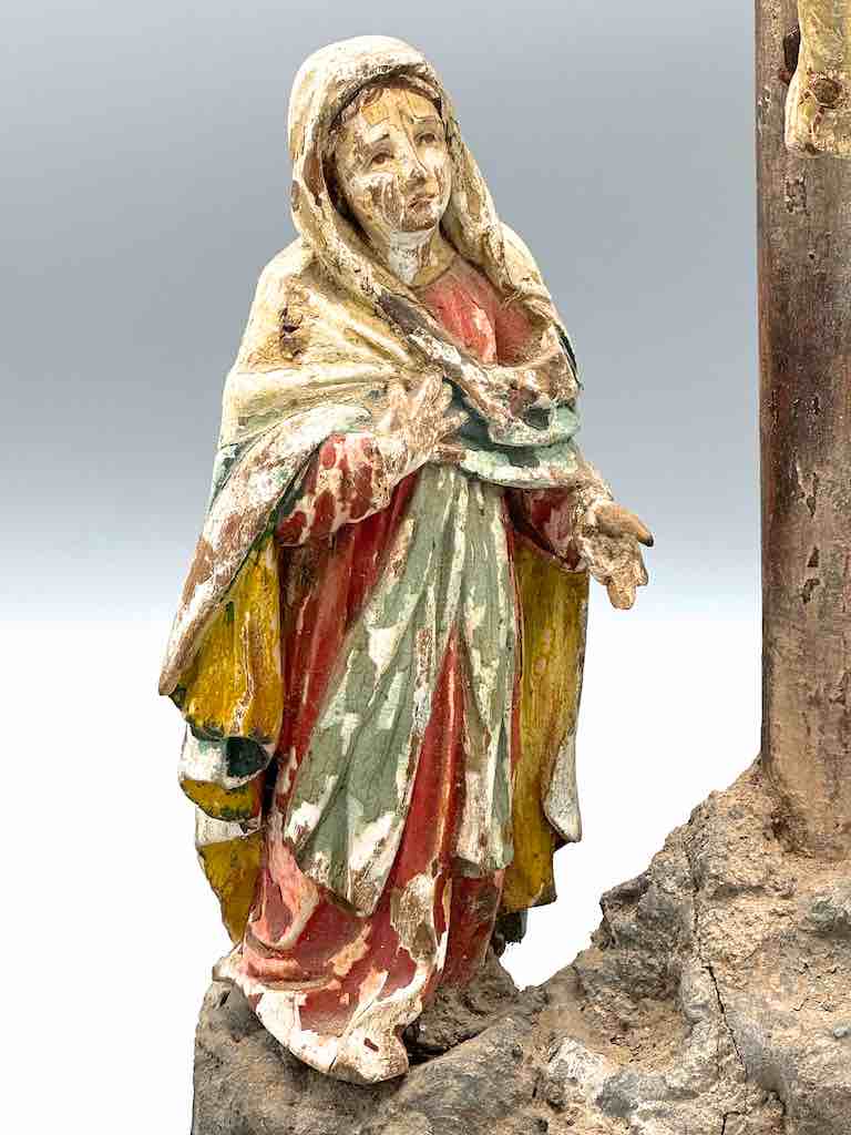 Antique French-Vietnamese Catholic Crucifix