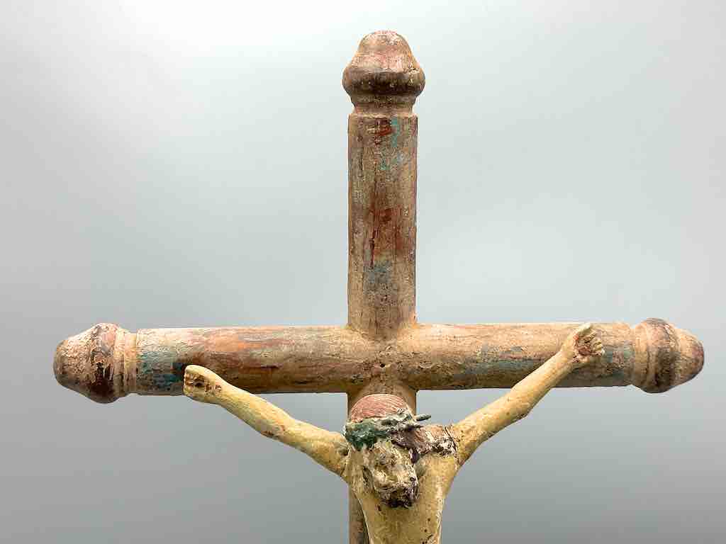 Antique French-Vietnamese Catholic Crucifix