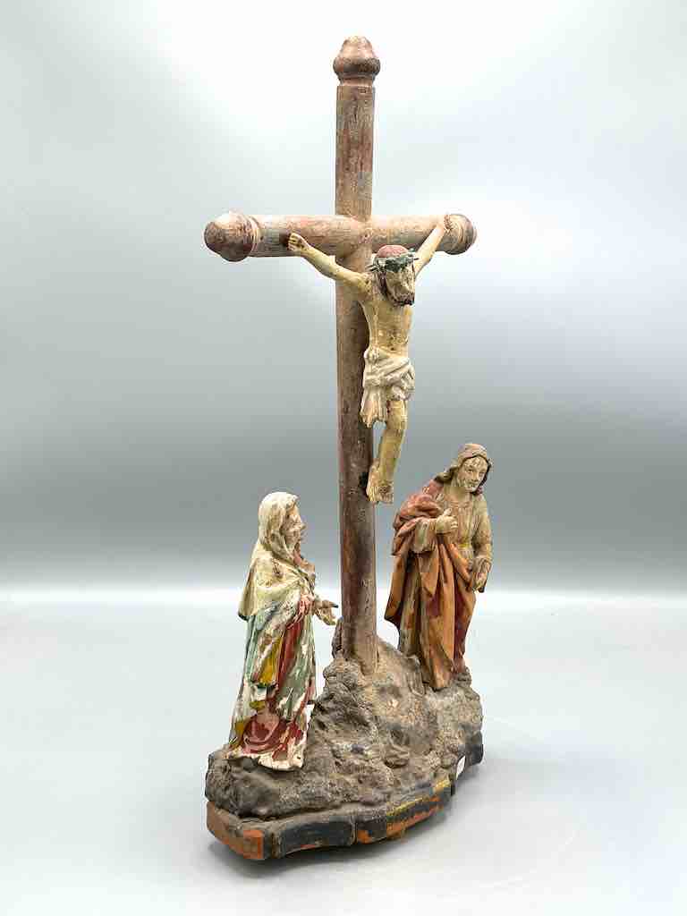 Antique French-Vietnamese Catholic Crucifix