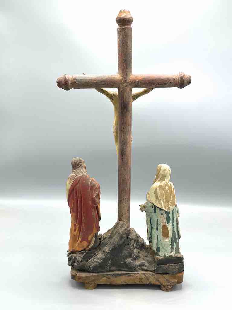 Antique French-Vietnamese Catholic Crucifix