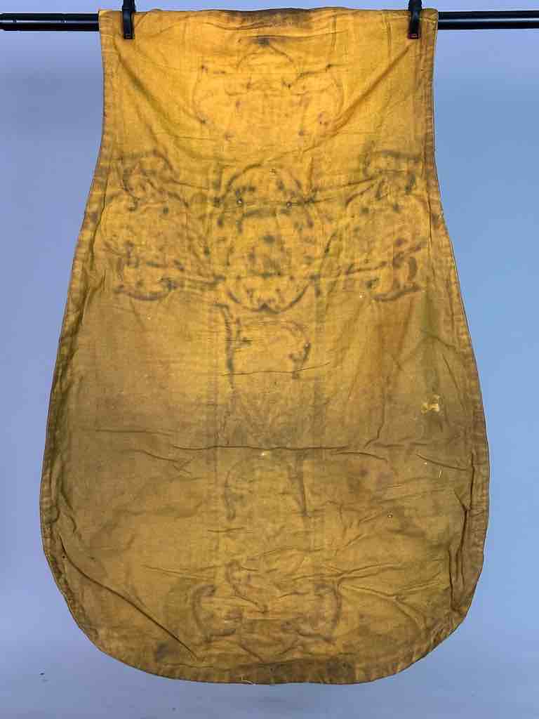 Antique Vietnamese Catholic Nurturing Bird Cross Design Chasuble Authentic Ecclesiastical Garment