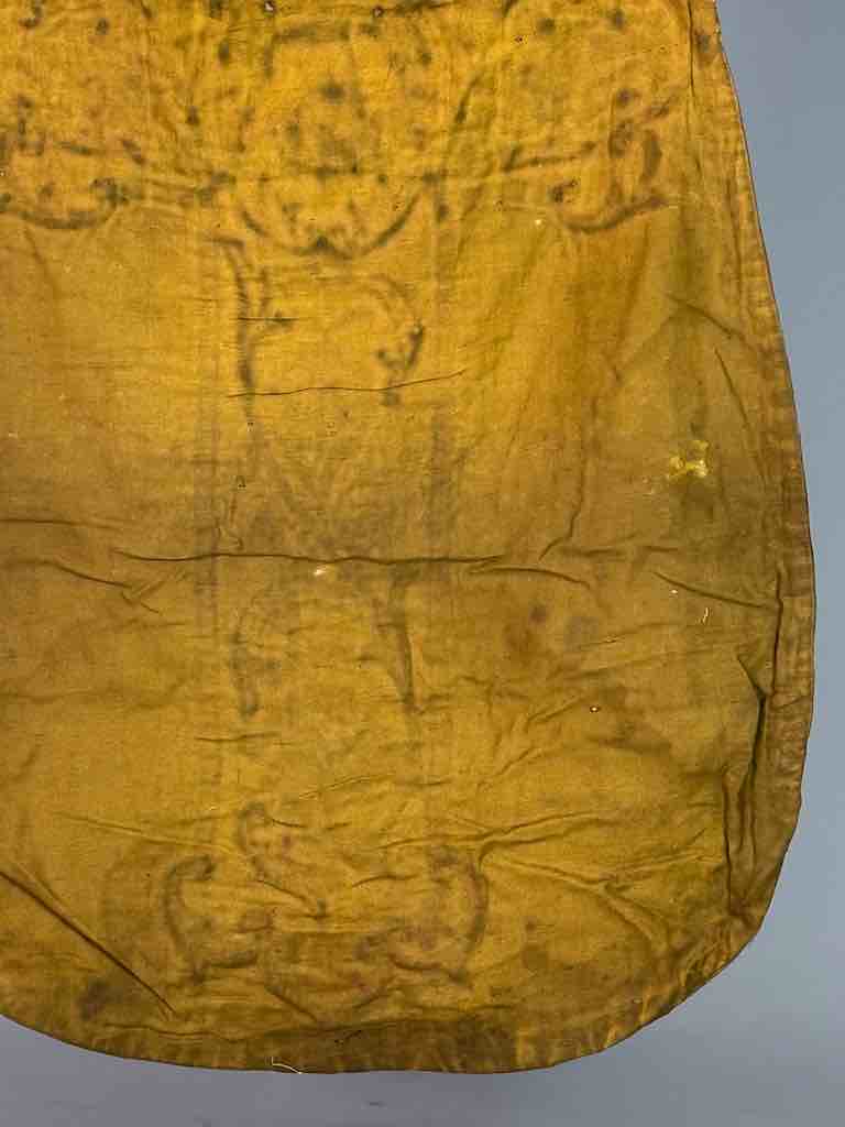 Antique Vietnamese Catholic Nurturing Bird Cross Design Chasuble Authentic Ecclesiastical Garment
