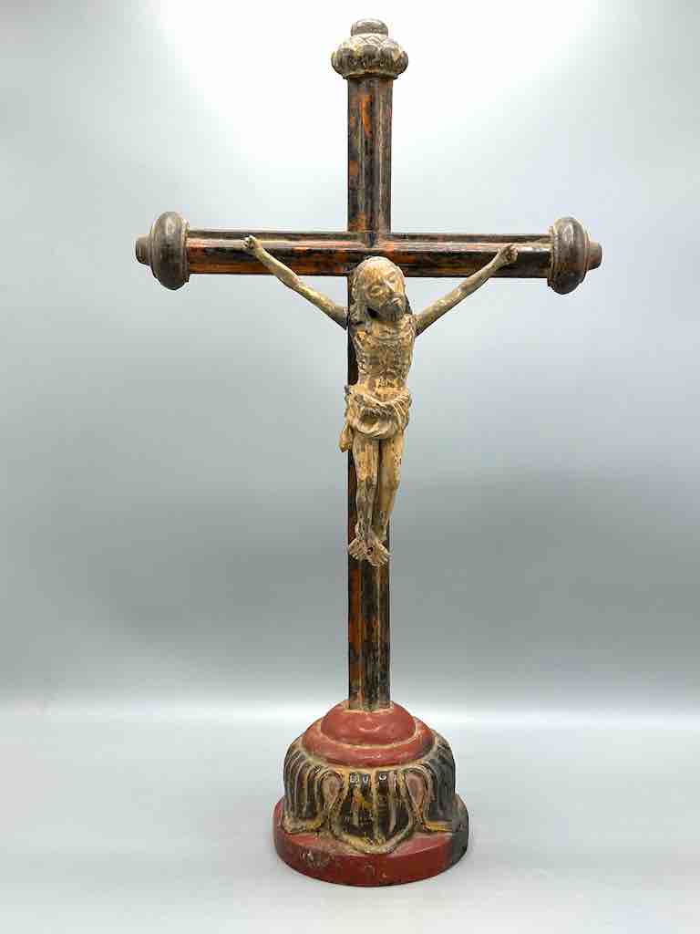 Antique French-Vietnamese Catholic Crucifix