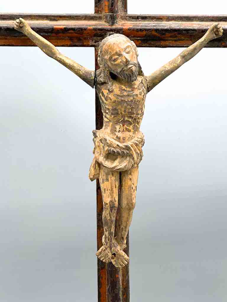 Antique French-Vietnamese Catholic Crucifix