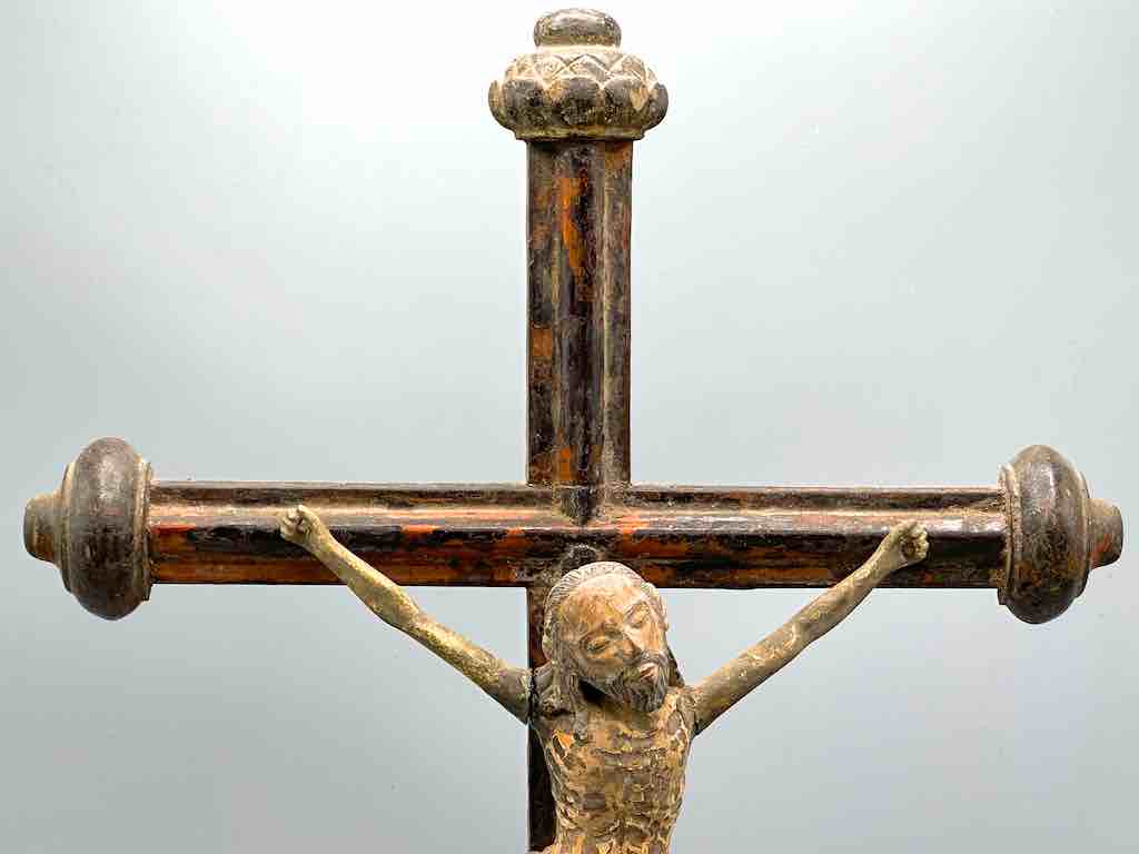 Antique French-Vietnamese Catholic Crucifix