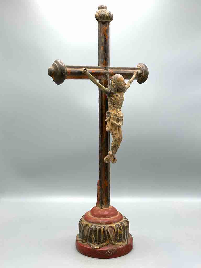 Antique French-Vietnamese Catholic Crucifix