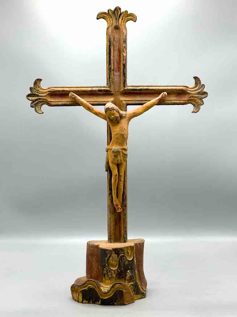 Antique French-Vietnamese Catholic Crucifix