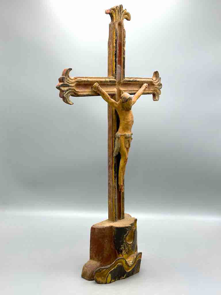 Antique French-Vietnamese Catholic Crucifix