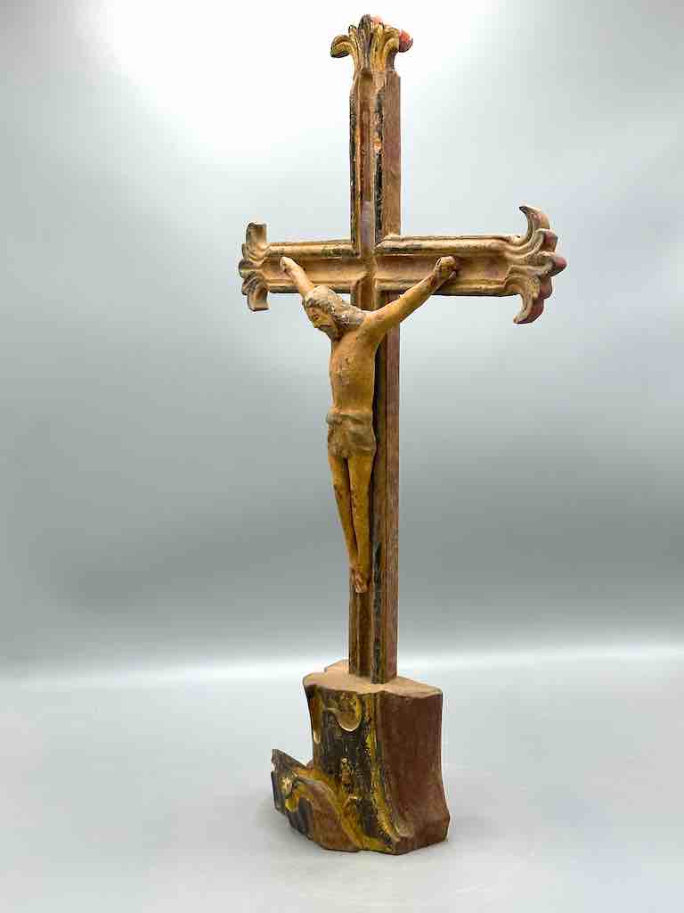 Antique French-Vietnamese Catholic Crucifix