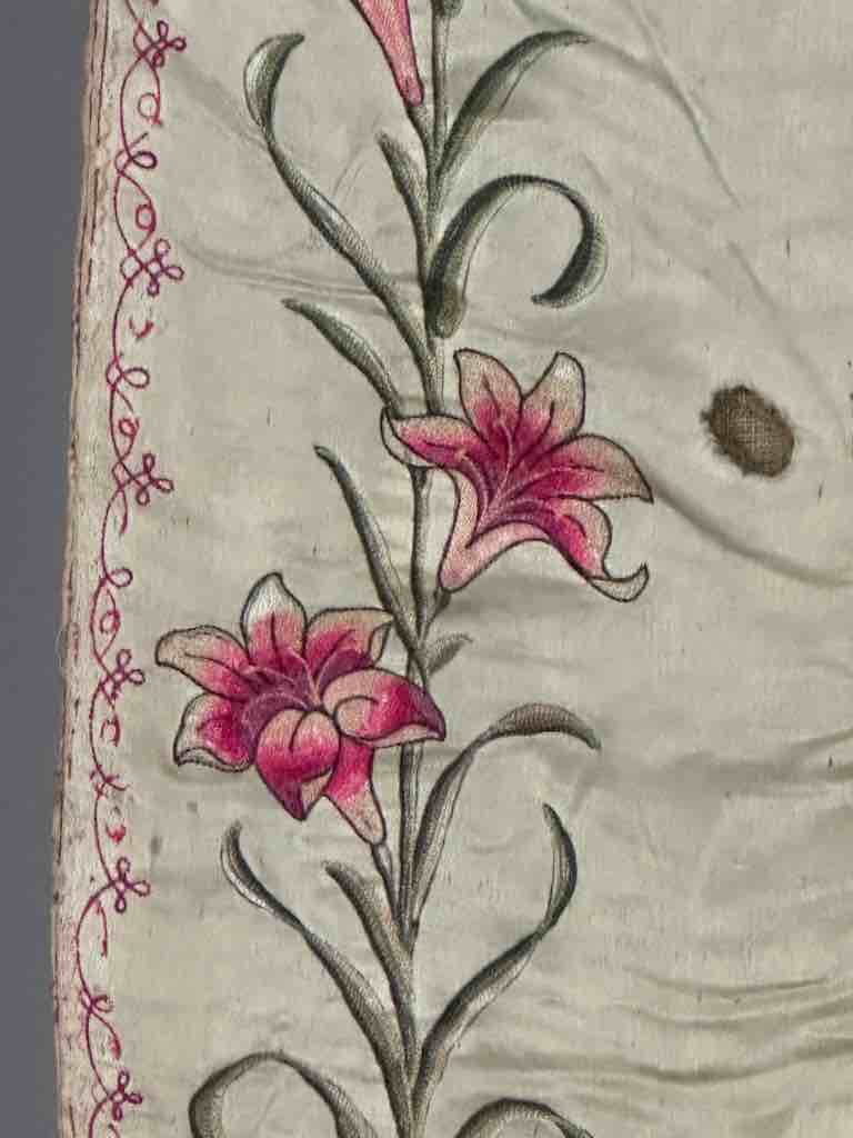 Antique Vietnamese Catholic Saint Joseph Banner Authentic Ecclesiastical Cloth