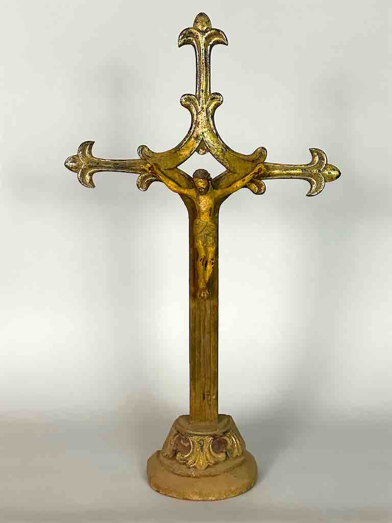 Antique French-Vietnamese Catholic Crucifix