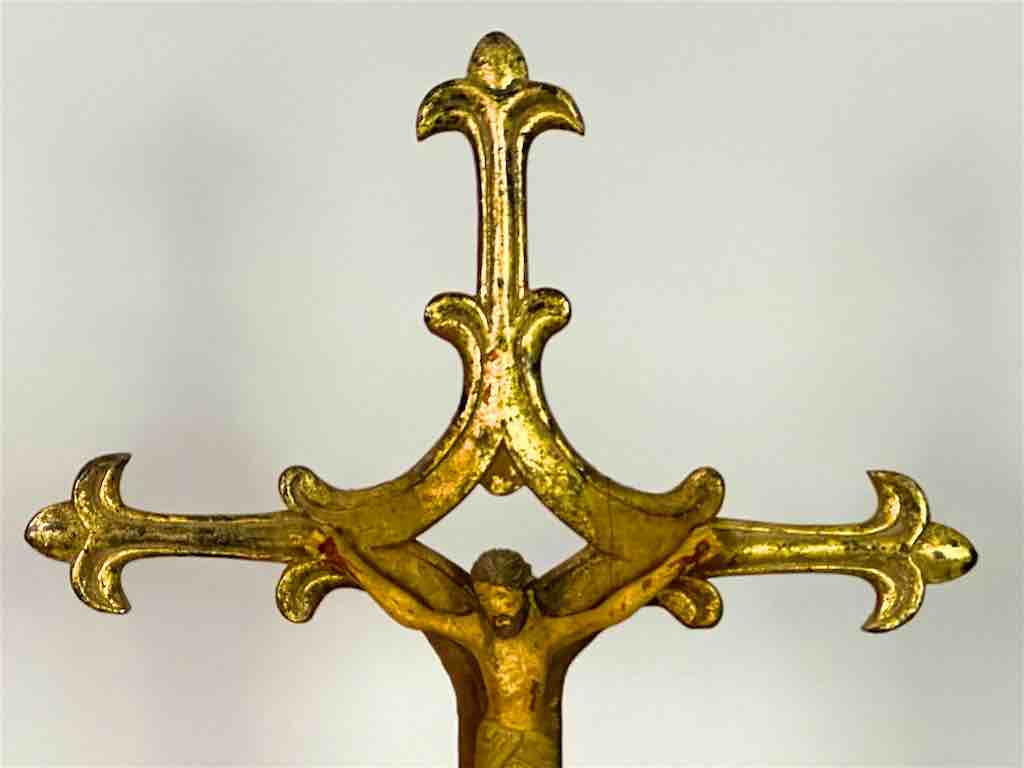 Antique French-Vietnamese Catholic Crucifix