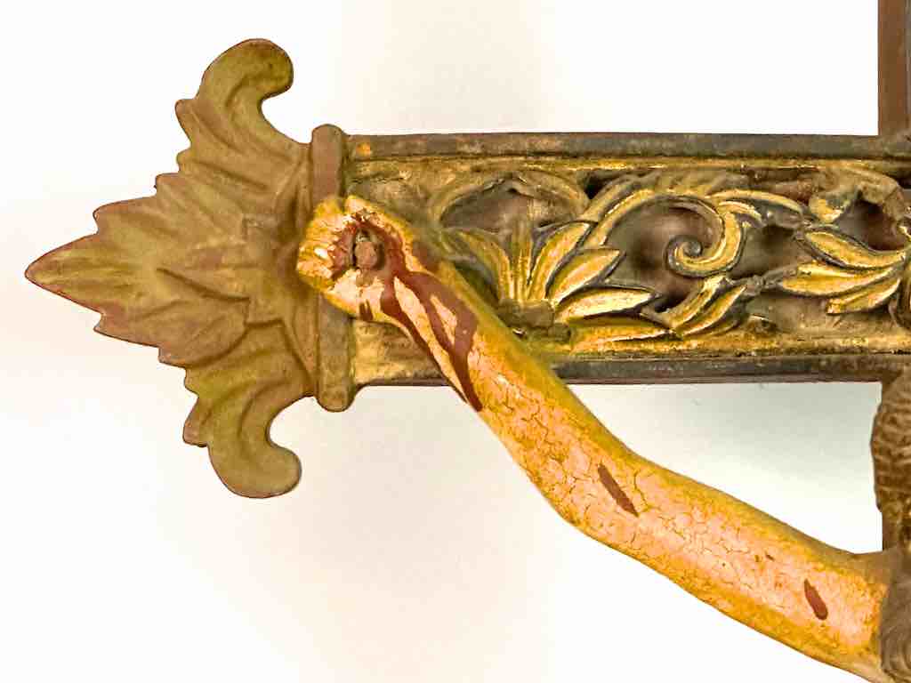 A very Large Antique French-Vietnamese Catholic Crucifix