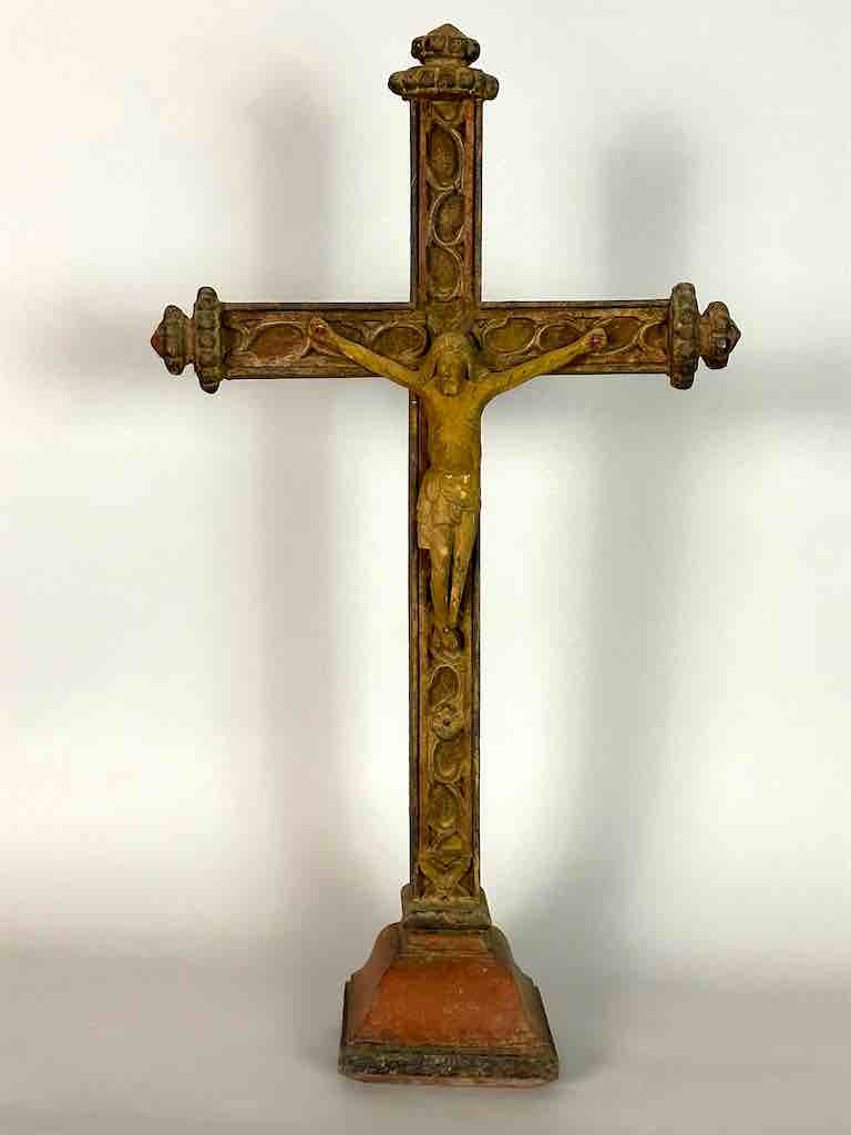 Antique French-Vietnamese Catholic Crucifix