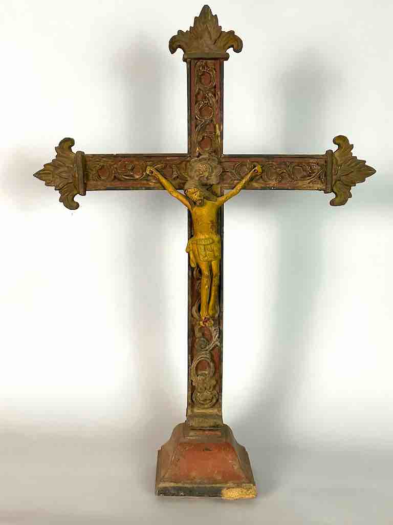 Antique French-Vietnamese Catholic Crucifix