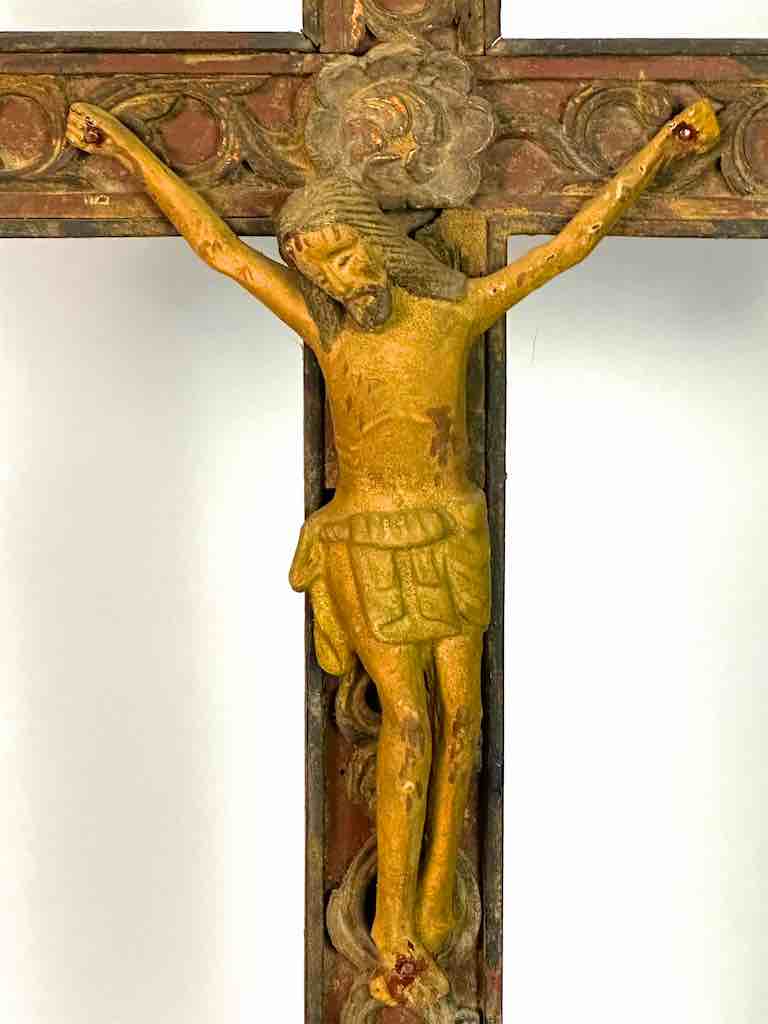 Antique French-Vietnamese Catholic Crucifix