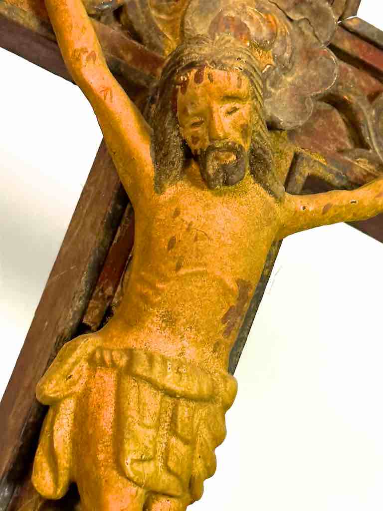 Antique French-Vietnamese Catholic Crucifix