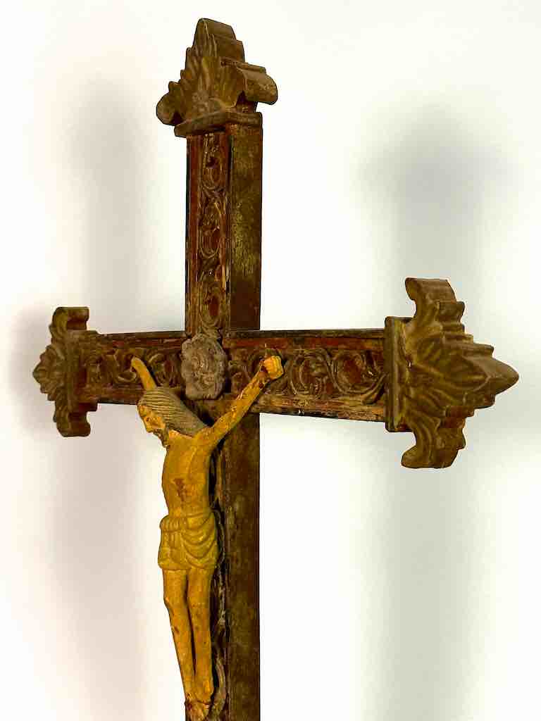 Antique French-Vietnamese Catholic Crucifix