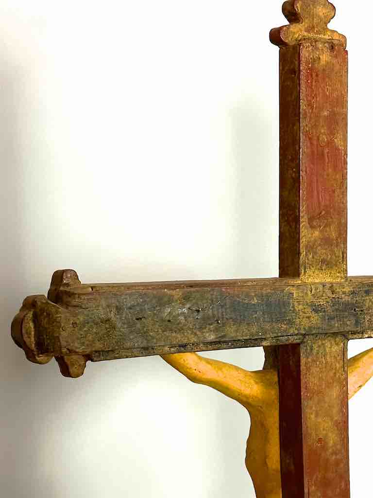 A very Large Antique French-Vietnamese Catholic Crucifix