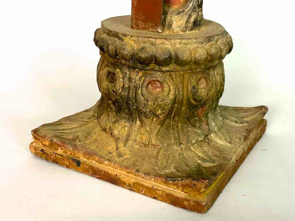 A very Large Antique French-Vietnamese Catholic Crucifix